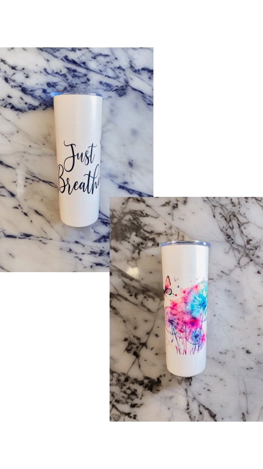 Just Breathe Wrapped Tumbler