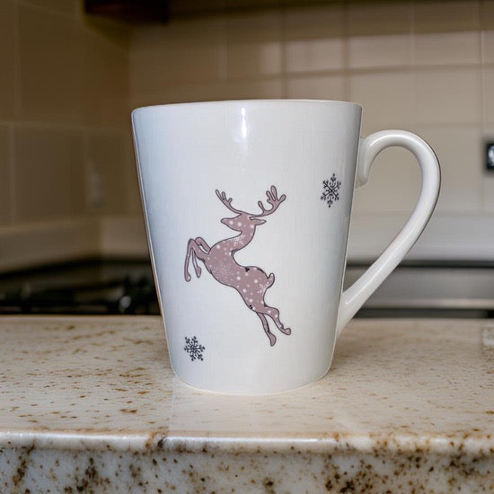 Reindeer Coffee Cup