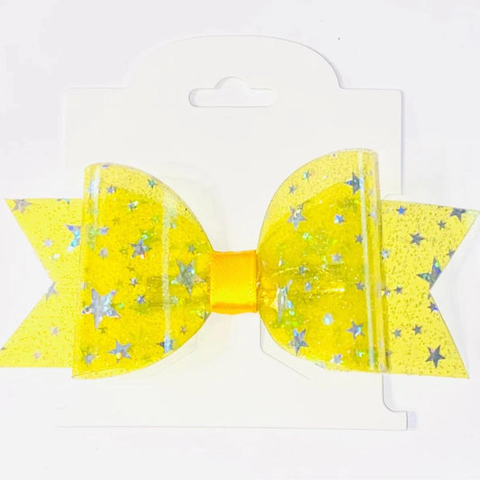 Yellow Star Jelly Bow