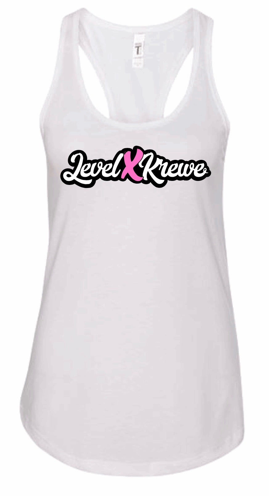 Racer Back White -Tank Style 1