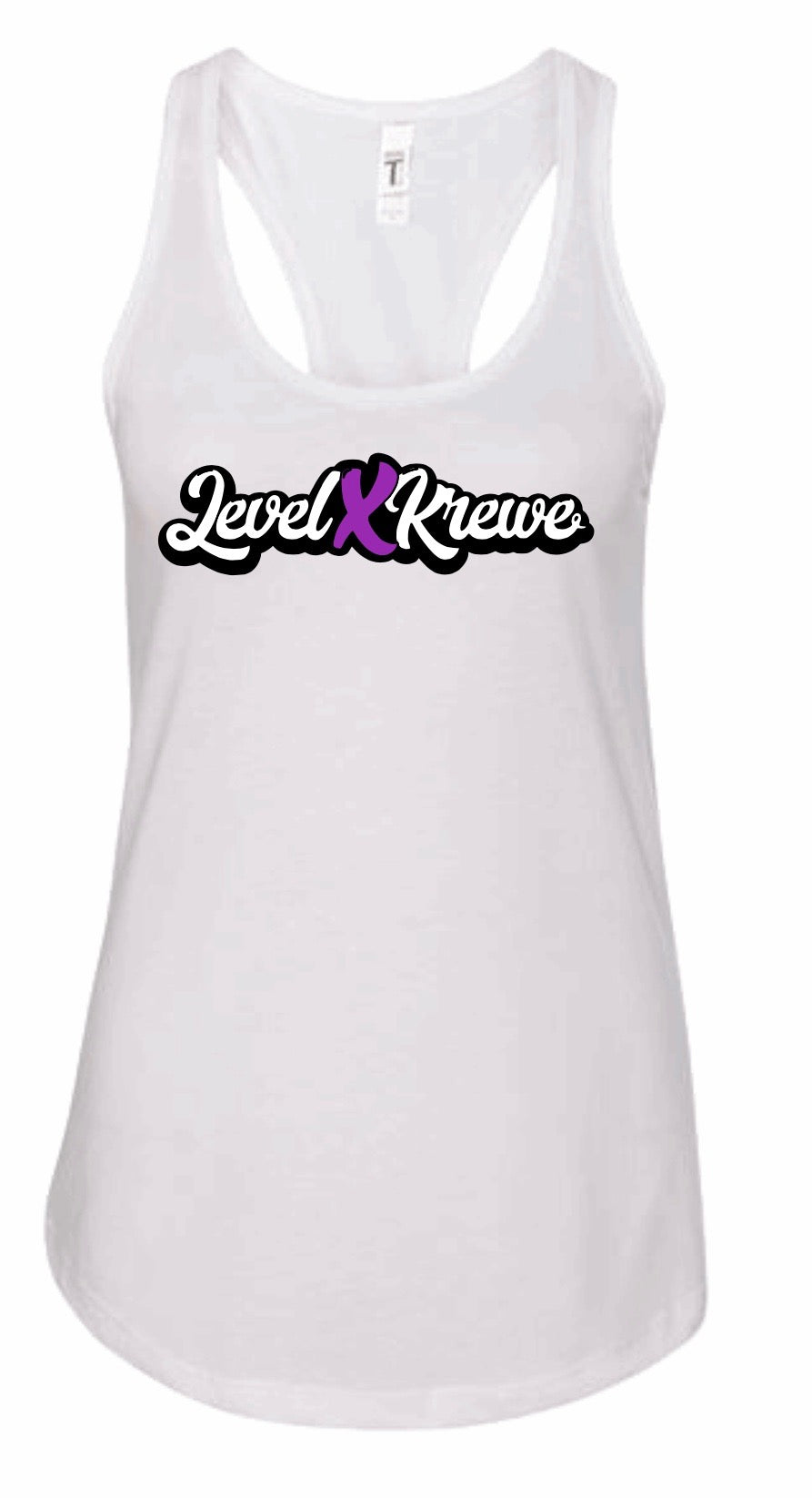 Racer Back White -Tank Style 1