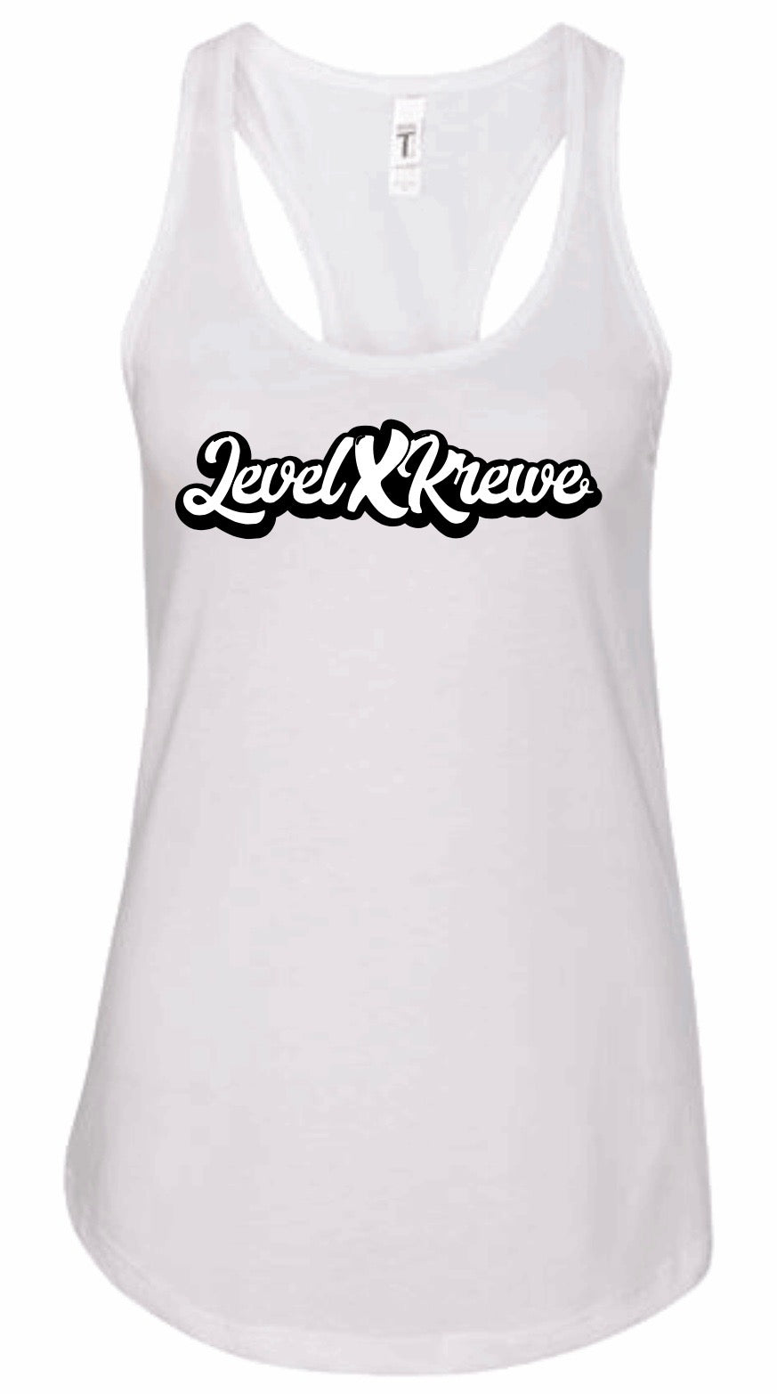 Racer Back White -Tank Style 1