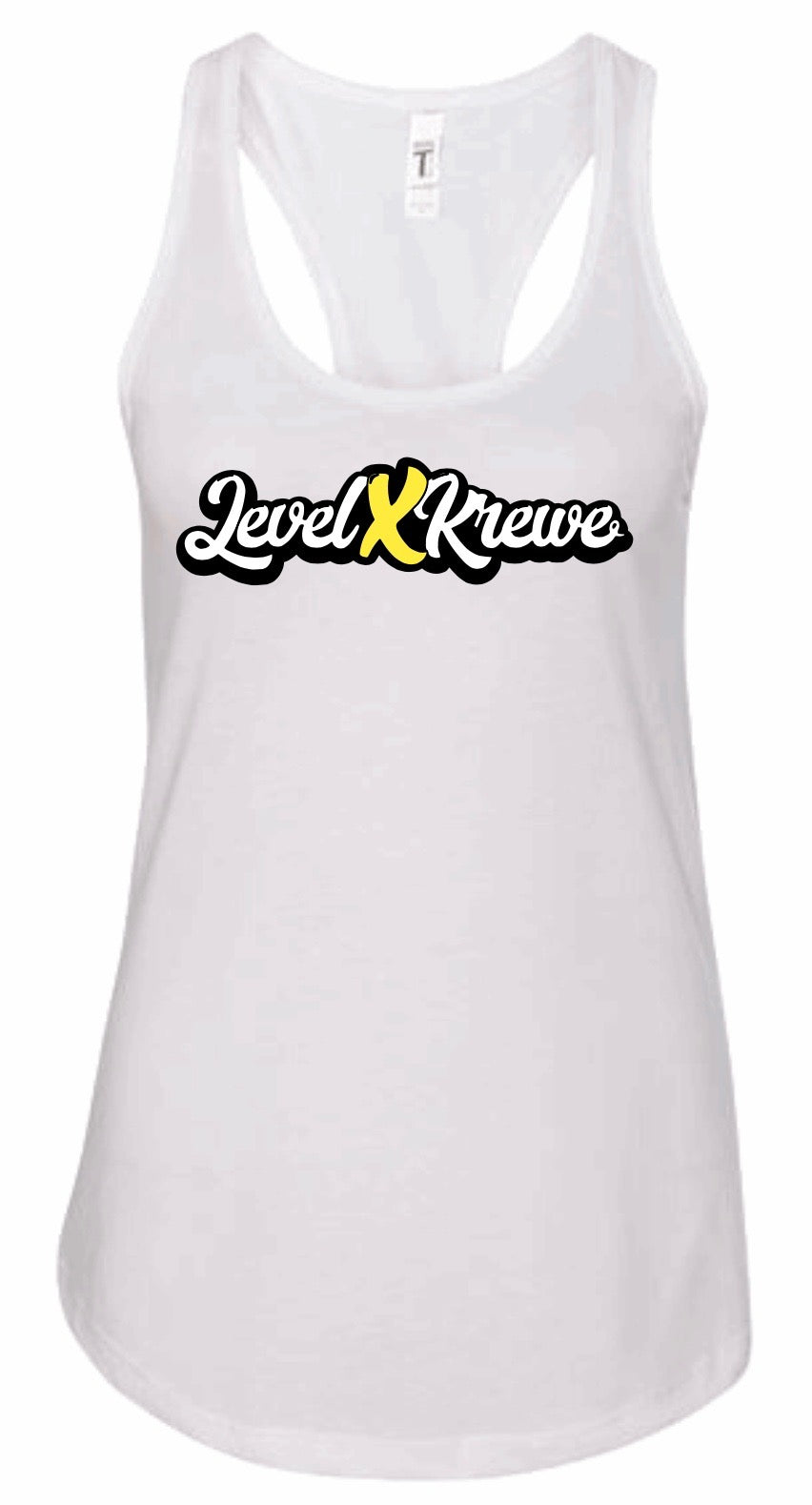 Racer Back White -Tank Style 1