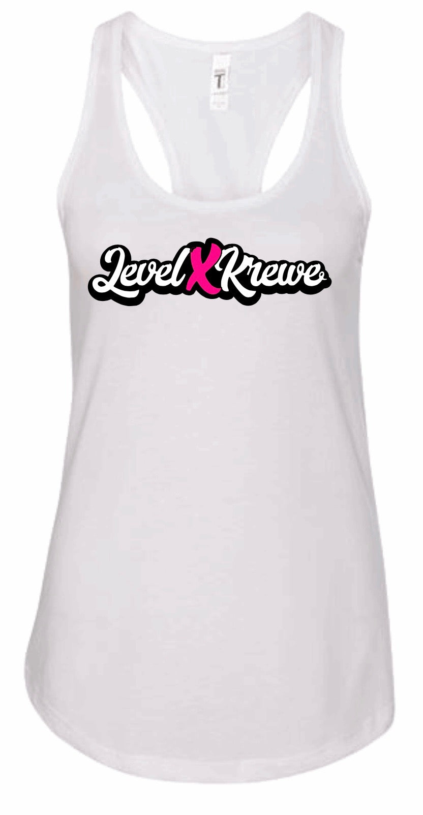 Racer Back White -Tank Style 1