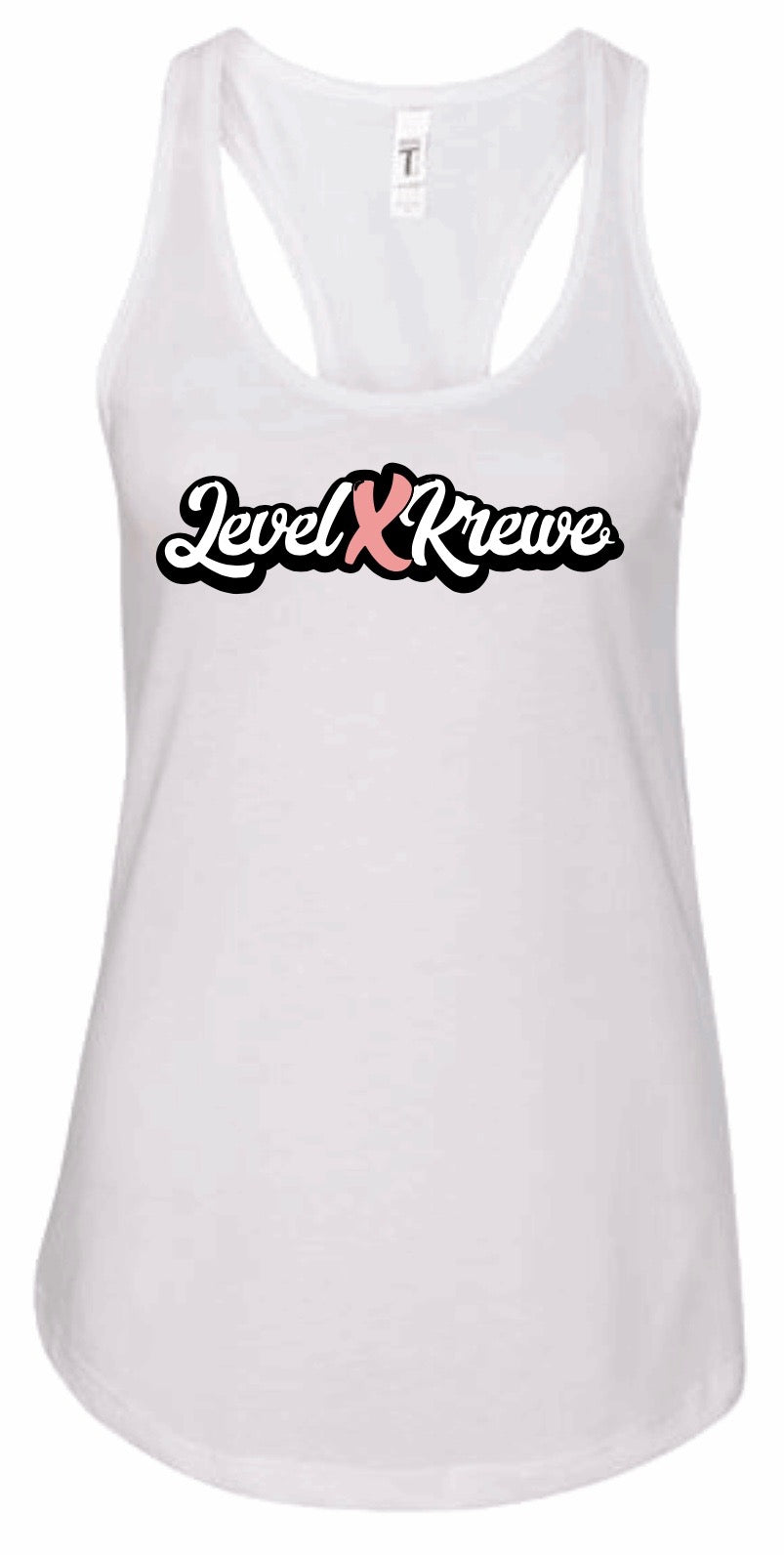 Racer Back White -Tank Style 1