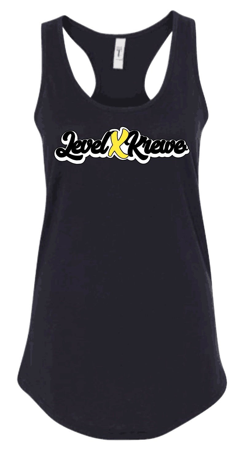 Racer Back Tank- Black Style 1