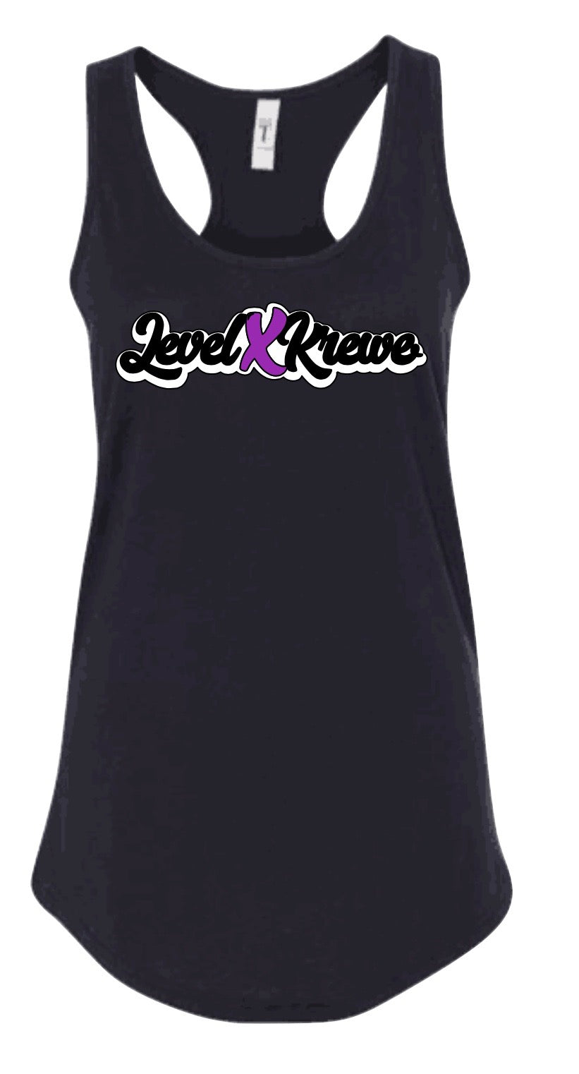 Racer Back Tank- Black Style 1