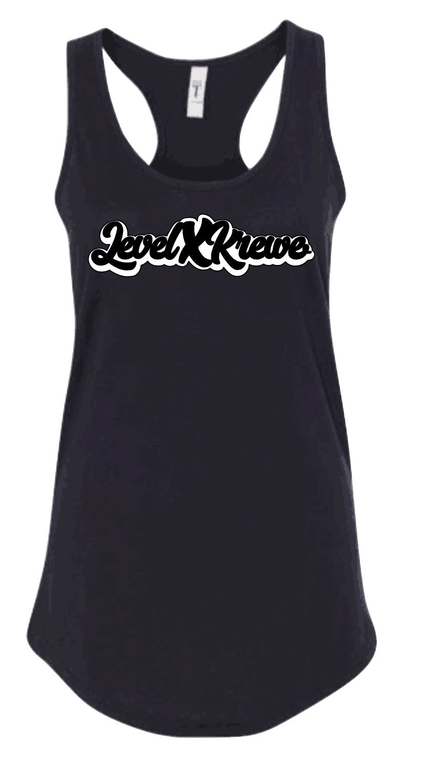 Racer Back Tank- Black Style 1